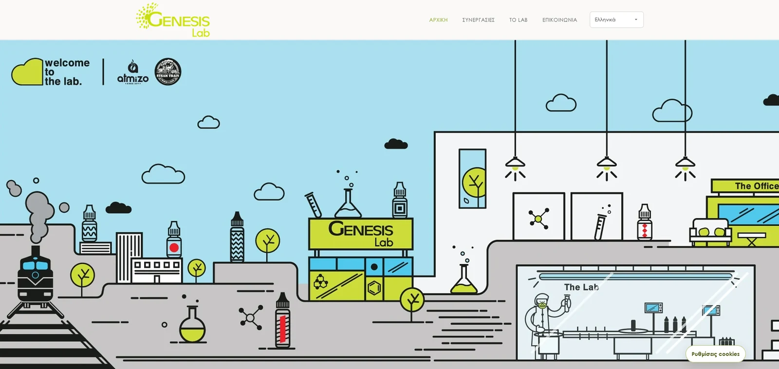 Genesis Lab website